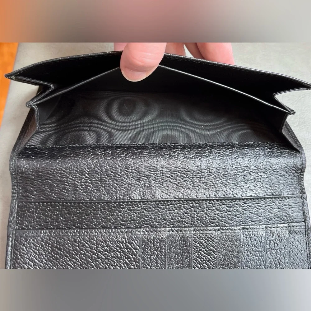 GUCCI Black Supreme Canvas and Leather Wallet - Picture 10 of 16